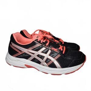 ASICS Women's Gel-Contend 5 Running Shoes Size 9 Black Coral